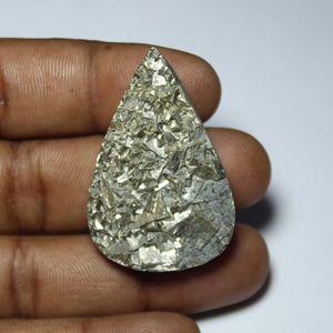 Top Qualité Incroyable Pyrite Druzy Cabochon Rare Pyrite Druzy Pierre Lâche Pour La Fabrication De Bijoux Incroyable Pyrite Druzy Gemstone.130Ct - Product Image 1