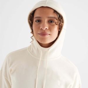 Jersey informal de algodón para mujer, Sudadera con capucha de lana tecnológica, jersey de gran tamaño de alta calidad, ropa de calle transpirable frontal al por mayor para invierno - Product Image 3