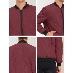 Offre Spéciale personnalisé homme veste grande taille Oem hommes Bomber veste solide plaine de qualité supérieure respirant hommes Bomber veste - Product Image 5