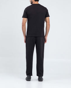 Alta calidad 100% algodón Color puro hombres nueva moda camiseta hombres algodón de gran tamaño para hombres - Product Image 4