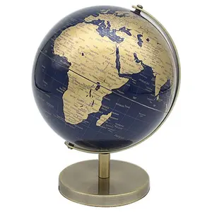 pressure forming 14.2cm plastic PVC globe metal ruler and base Astronomy and geography teaching equipment pressure