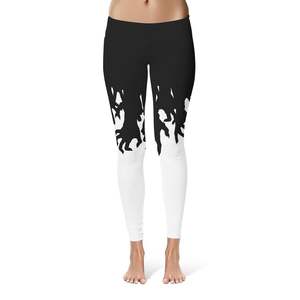 Customized Sublimated Mid-Waist Women's Full Length Leggings Breathable Seamless Knitted Activewear <b>Tummy</b> <b>Control</b> Casual Yoga - Product Image 2