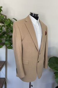 Two Button Woolen Single Breasted Notched Collar Sport <b>Coat</b> for Men in Mix Colors and Sizes - Product Image 4
