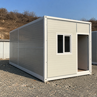 Maison conteneur démontable, cabane préfabriquée portable, bureau de chantier modulaire, maison temporaire