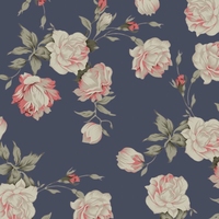 Tissu en polyester Koshibo Crêpe à motifs floraux personnalisés, imprimé numériquement pour robes de mariée, hauts de créateur