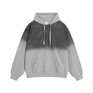 Vente en gros de sweats à capuche d'hiver doublés respirants en molleton 100% coton 480 g/m², imprimés sur mesure, couleur unie, surdimensionnés, ODM - Product Image 2