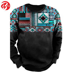 Los hombres de impresión por sublimación de manga completa usan sudaderas cálidas con estilo Diseño único Hombres usan sudaderas - Product Image 2