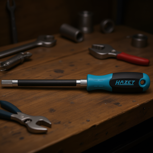 Clé à douille flexible Hazet avec poignée confortable pour le serrage des vis et des écrous - Product Image 3