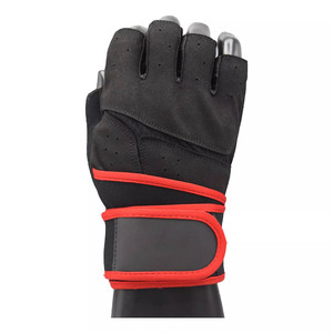 Gants de musculation en cuir antidérapants à demi-doigts, haute qualité, personnalisables (logo et couleur), pour sport et activités de plein air – Vente chaude - Product Image 2