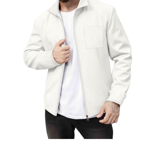 Custom Design and Color Casual Men's Varsity <b>Jacket</b> Quick Dry Breathable <b>Waterproof</b> Embroidery Stand Collar Zipper - Product Image 2