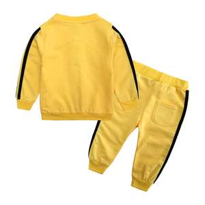 <b>Elastic</b> Waistband Stretchable Quality Top quality Kids Sweat Suits High Quality Adorable Prints Pullover Kids Custom Tracksuits - Product Image 2