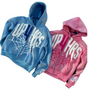 Sudaderas con capucha de algodón 100% con cremallera superior y logotipo personalizado para invierno - Product Image 4