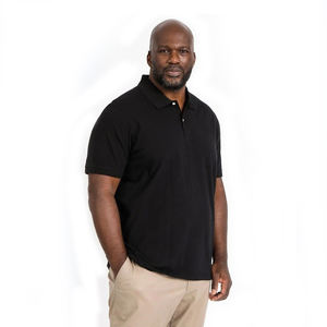 Fabricante 2025 Plus Size Classic Style Polos para hombres 100% algodón, camiseta Polo de alta calidad, nuevo diseño personalizado Polo T Shirt - Product Image 3