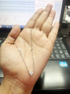 สร้อยคอรักหัวใจ925เงินสเตอร์ลิงมินิมอลลิสต์ของขวัญวันครบรอบ - Product Image 5