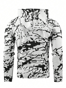 Servicio OEM, Sudadera Térmica Deportiva para Hombre con Logotipo Personalizado, Sudadera con Capucha de Alta Calidad en Algodón, Poliéster y Forro Polar 3D Sublimado - Product Image 2