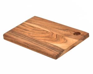 Tablas de cortar de madera cuadradas ecológicas Herramientas de cocina de bloque de cortar de madera natural - Product Image 1