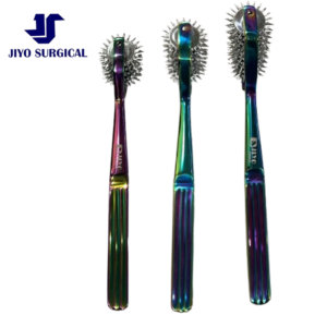 Wartenberg ชุดล้อเข็ม5ชิ้น, ล้อสแตนเลสสำหรับทดสอบเส้นประสาทด้วยตนเอง1 3 5 7 10หัวใช้วินิจฉัย - Product Image 2