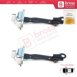 BDP1681-1 2X Conjunto de tope y limitador de bisagra de puerta delantera para Mirage MK6 Attrage Space Star A00/LA, A10 2012 en adelante 5702A137 - Product Image 2