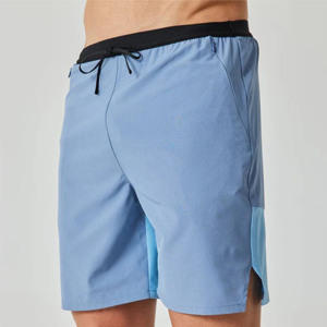 กางเกงขาสั้นสำหรับวิ่งของผู้ชายพร้อมผ้าระบายอากาศเพื่อความสบายและประสิทธิภาพสูงสุดโลโก้ตามสั่ง - Product Image 3