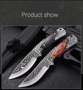 Vente chaude en gros ODM Support couteau à découper en acier personnalisable, couteau pliant haute dureté, couteau cadeau de Collection de camping - Product Image 3