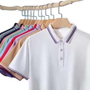 Custom Colors Dry Fit for <b>Polo</b> <b>T</b> <b>Shirts</b> Reliable Cotton Smooth Breathable Plain Canvas Fabric Solid Pattern Dye Technique - Product Image 3