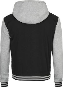 Chaqueta Universitaria Personalizada Negra y Gris para Hombre y Mujer, Ropa Urbana Premium Unisex, Moda al por Mayor, Ropa Deportiva Universitaria de Primavera, Lona - Product Image 3