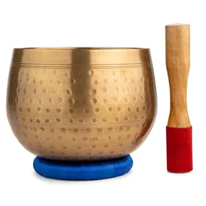 100% bol chantant tibétain fait à la main en laiton pour la méditation et la guérison cadeau bols chantants népal bols tibétains faits à la main 7 bols Chakra - Product Image 1