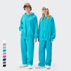 NOUVEAU Survêtement à capuche classique pour homme, ensemble décontracté unisexe, pantalon de jogging, tenue de loisirs d'automne, 100% coton respirant - Product Image 5