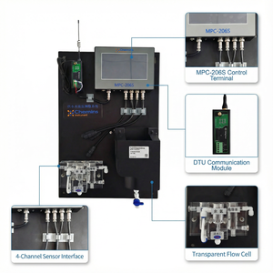 켐인스 EGM-200 음용수 온라인 모니터링 시스템 pH 잔류 염소 탁도 EC 온도 다중 파라미터 분석기 1년 - Product Image 4