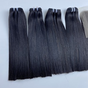 Meilleur prix de gros Extensions de cheveux humains bruts vietnamiens droits osseux super doublement étirés Longueur de 8 à 34 pouces - Product Image 6