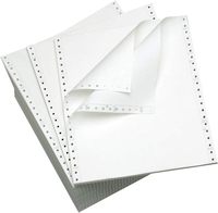 Papier autocopiant économique HSnewmaterials pour impression continue standard, couché recto-verso 2/3/4 plis 9,5 X