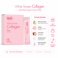 OKTW Witte Tomaten Collageen Strips Blauwe Bes Smaak Natuurlijk Extract Oraal Oplosbaar Beauty Film Draagbaar Voedingssupplement