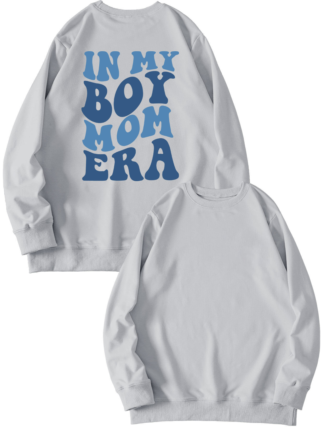Burgundy sweatshirt (white font) printed on the chest