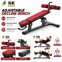 Banc de musculation inclinable SK-L26 pour la maison, la salle de sport, les clubs de fitness et les hôtels – Idéal pour les exercices de presse inclinée et les sit-ups