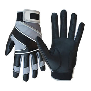 Gants de frappeur de baseball à manchette courte au design personnalisé Gants de frappeur en cuir de vachette véritable antidérapants et respirants - Product Image 5