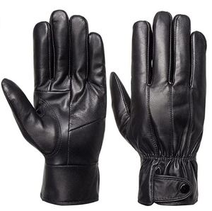 Guantes deportivos de cuero para hombre de alta calidad de diseño 2024 cálidos para forro Thinsulate para conducir pesca al aire libre ciclismo Casual Parti - Product Image 6