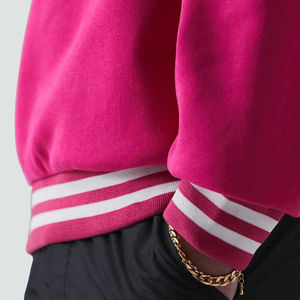 Sudadera de invierno para hombre de talla grande sudaderas con capucha pulóver polar algodón ajuste regular logotipo personalizado sudadera en blanco - Product Image 5