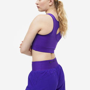 Venta al por mayor nuevo estilo 90% poliéster 10% Spandex correr Yoga Sujetador deportivo gimnasio ropa de entrenamiento desgaste - Product Image 2