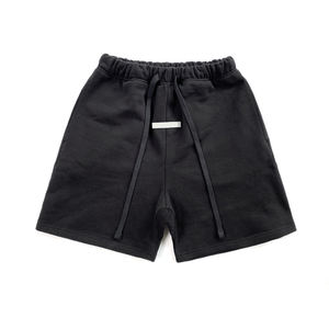 Customized Sporty Drawstring Waist Back Pocket Towelling <b>Runner</b> <b>Shorts</b> OEM Service Worsted Fabric - Product Image 3
