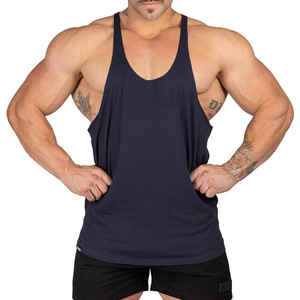 Material de alta calidad, camiseta sin mangas transpirable de talla grande, ropa de entrenamiento de gimnasio de gran tamaño hecha a medida, camisetas sin mangas de estilo informal a bajo precio - Product Image 1