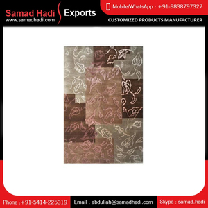 พรมผ้าฝ้ายปักลายแบบถักมือขนาดกลางของเปอร์เซียถักด้วยมือหรูหราคุณภาพระดับพรีเมี่ยมสำหรับห้องนั่งเล่น - Product Image 4