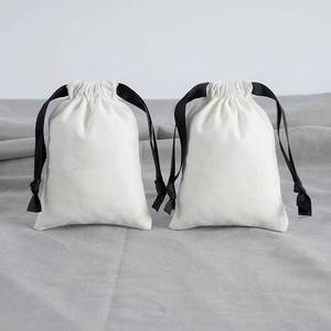 Lionwrapack Túi Vải Trang Sức Dây Rút Thân Thiện Với Môi Trường Màu Trắng Túi Vải Đóng Gói Trang Sức Túi Đóng Gói Quà Tặng Trang Sức Bằng Cotton - Product Image 4