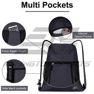 Top Quality Wholesale Custom <b>Back</b> <b>Pack</b> Fashion Gym Bag With Adjustable Strings Durable <b>Waterproof</b> Gym Bags for Sale - Product Image 3