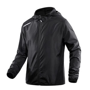 Design personnalisé Hommes Grande Taille Coupe-Vent Coupe-Vent Imperméable Toutes Saisons en Polyester Doux Veste Mode de Rue Randonnée Décontractée - Product Image 1