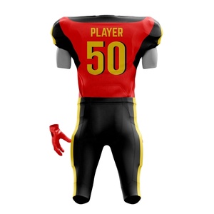 Uniforme de Fútbol Americano Personalizado al por Mayor de Alta Calidad con Impresión Digital, Transpirable, Manga Corta 2026 - Product Image 3