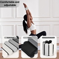 Bracelets lestés ajustables en silicone écologique unisexe pour poignets et chevilles, pour yoga, pilates, marche et entraînement