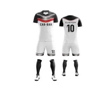 Ropa de equipo personalizada de poliéster 100% con logotipo, uniforme de camiseta de fútbol, proveedor de Color degradado en uniforme de fútbol de Pakistán - Product Image 6