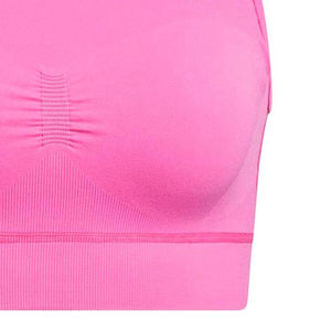 Venta al por mayor cómoda moda Fitness gimnasio Yoga desgaste para las mujeres nuevo diseño medio apoyo Sujetador deportivo sin costuras - Product Image 6