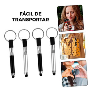 Llavero con Bolígrafo Táctil Pequeño con Tinta - Colores Surtidos - Product Image 5