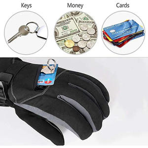 Gants de ski d'hiver imperméables coupe-vent Sports de plein air gants de snowboard chauds fermeture à glissière complète - Product Image 6